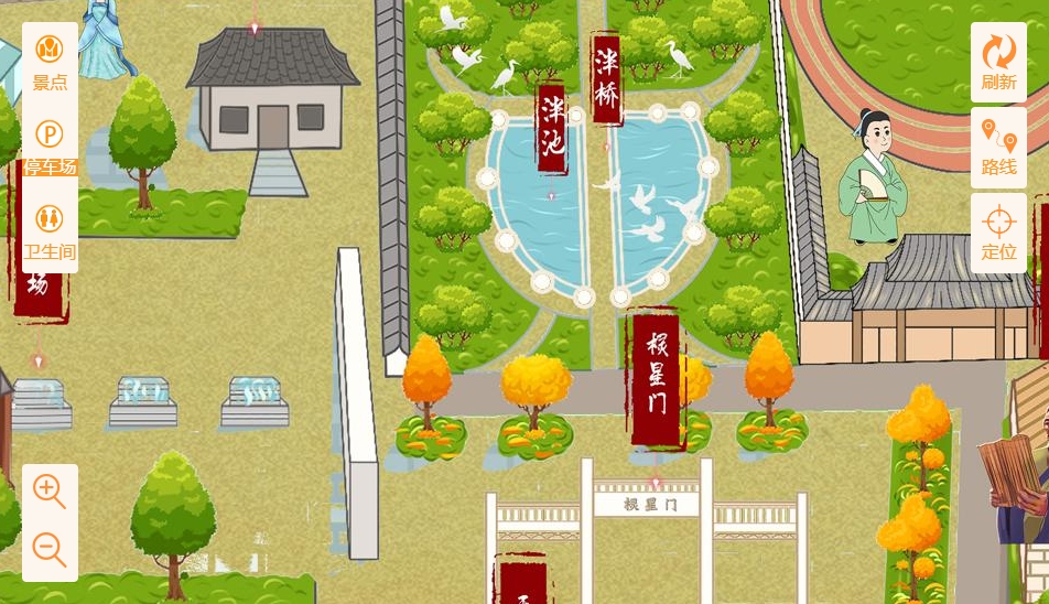 得荣手绘地图景区语音讲解导览系统：智慧景区建设的基石